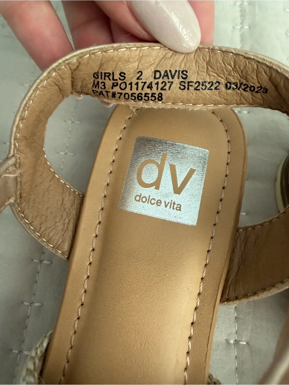 Dolce Vita Girls David Sandals
